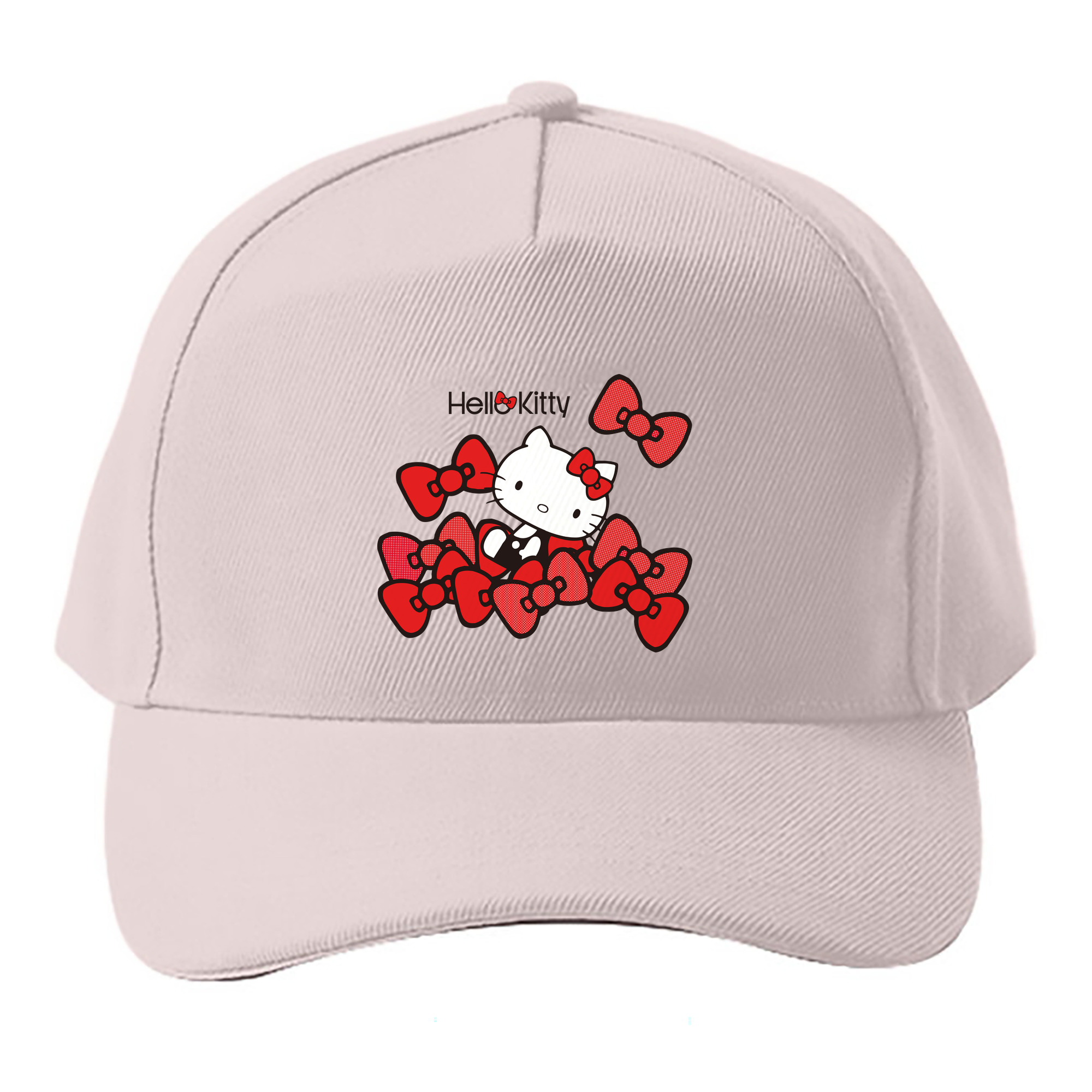 （画像用） Hello Kitty ハローキティ ベースボールキャップ 綿100％ 男女兼用 帽子 スポーツ
